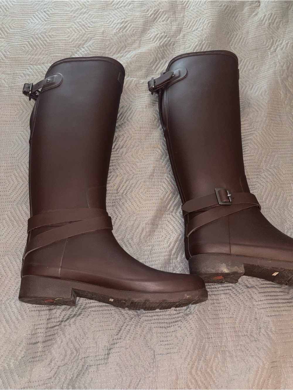 Hunter Plum Purple Short Rain Boots
